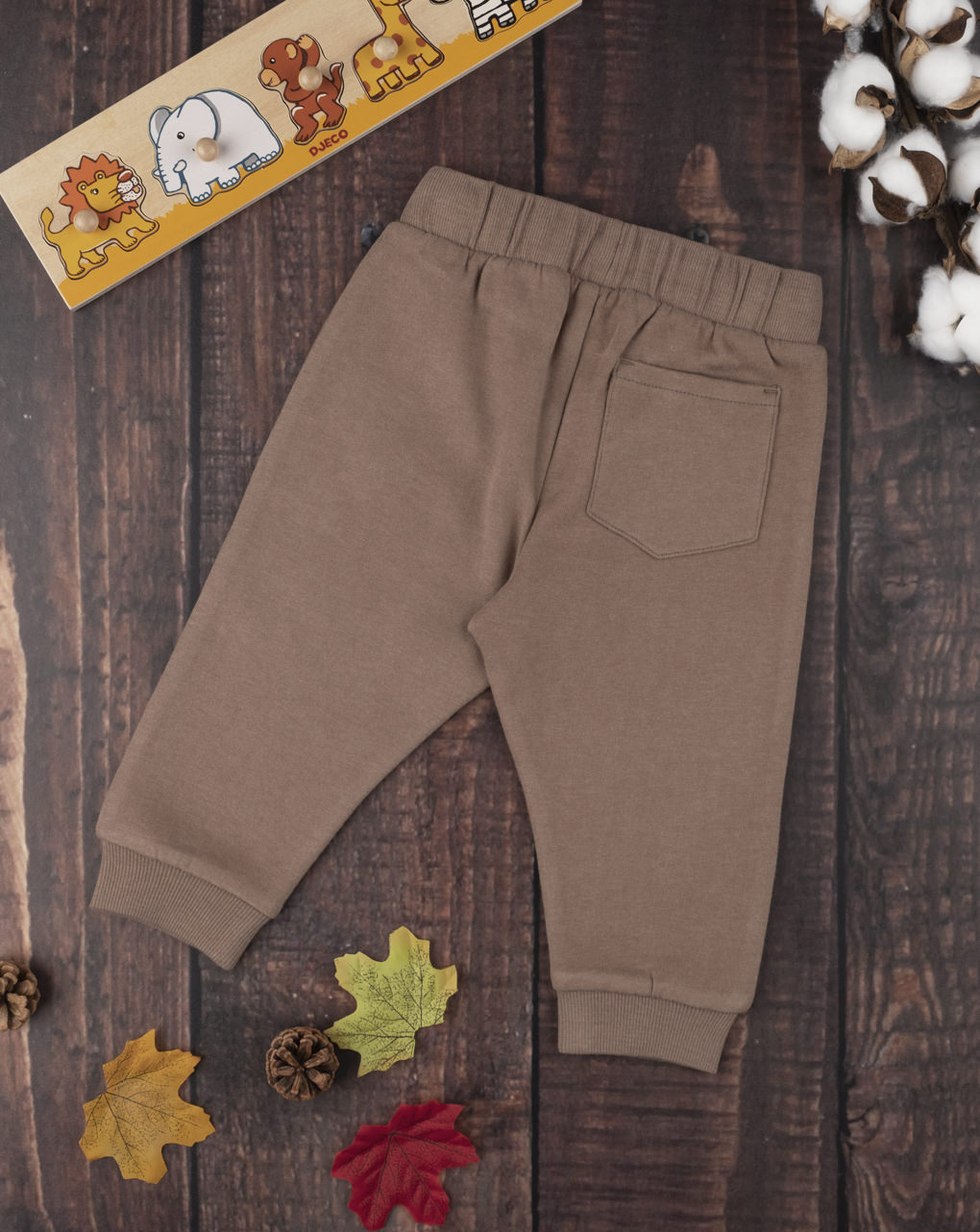 Pantalone felpato engraçado marrone - Prénatal