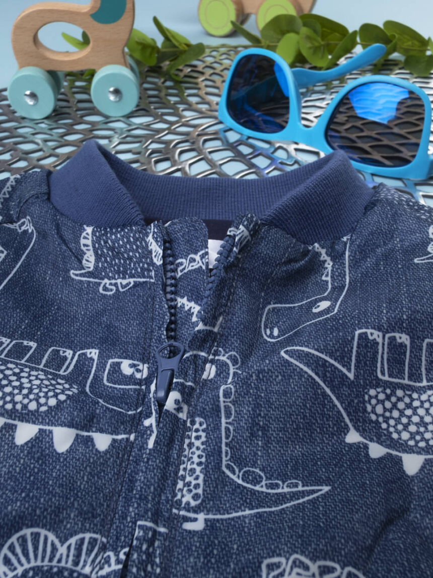 Jaqueta jeans azul "dino" de menino - Prénatal