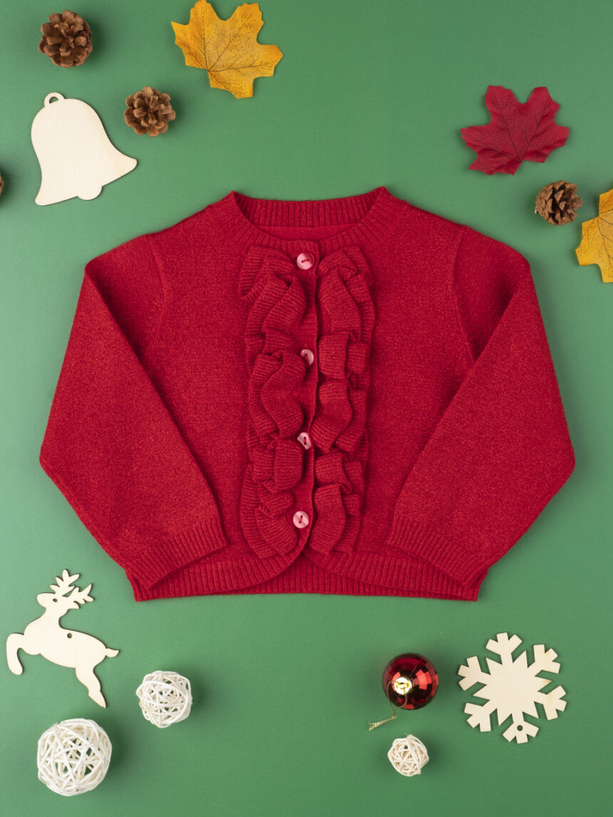Cardigã tricotado de bebê tricotado - Prénatal