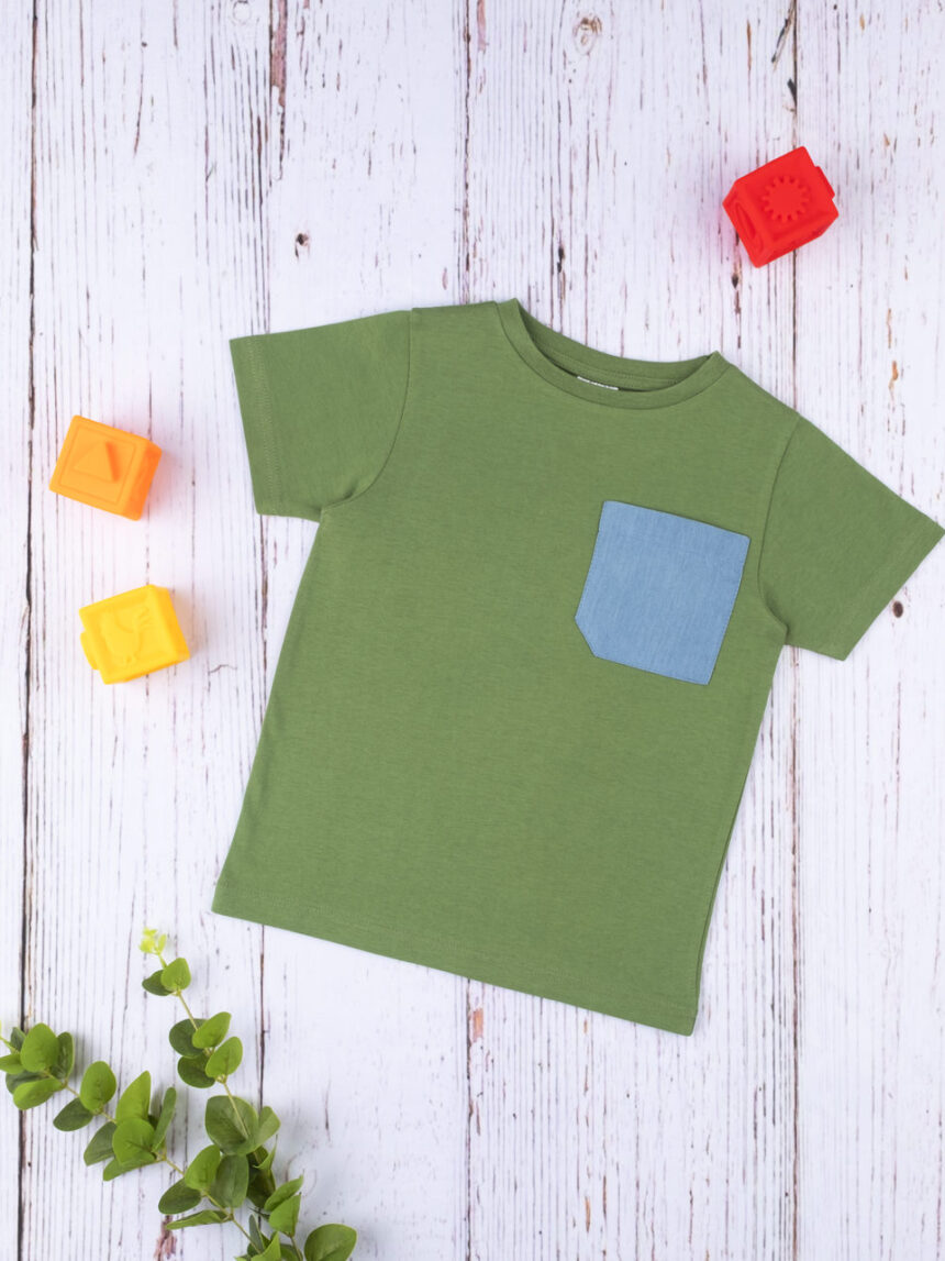 Camiseta verde militar - Prénatal