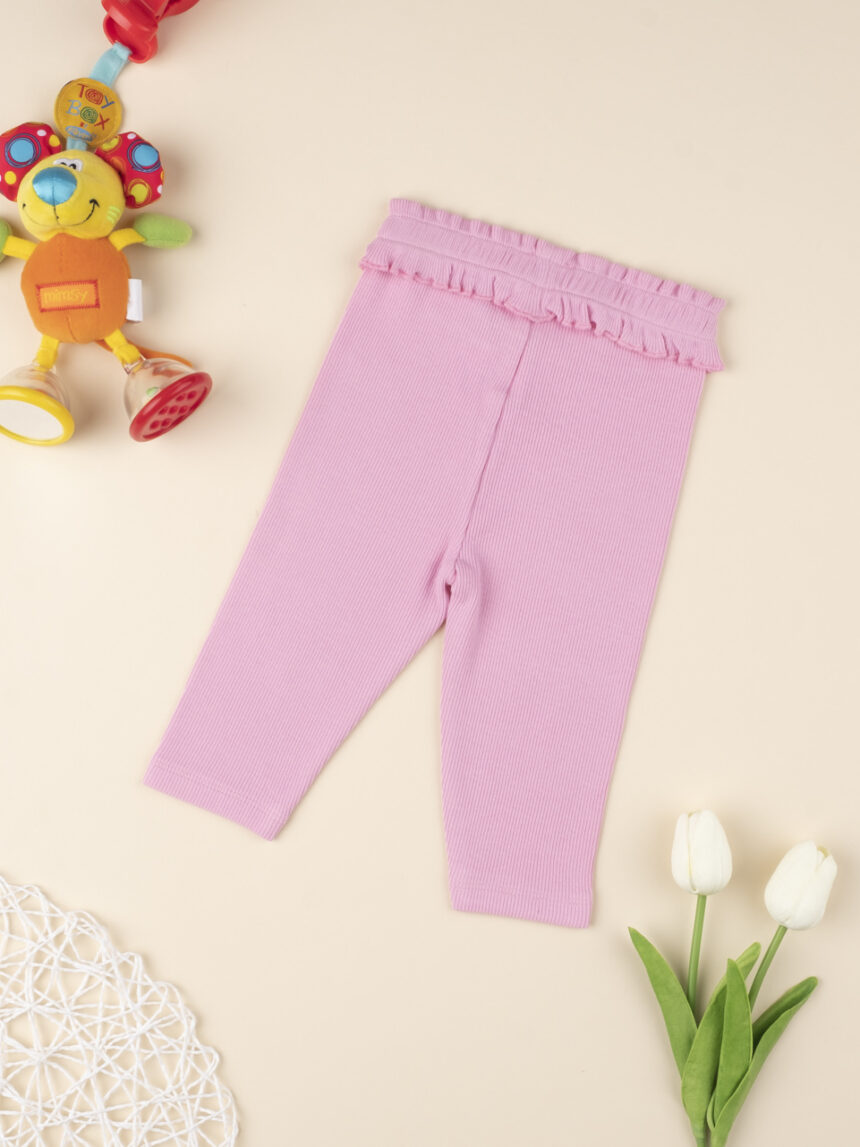 Pantalone costina menina rosa - Prénatal