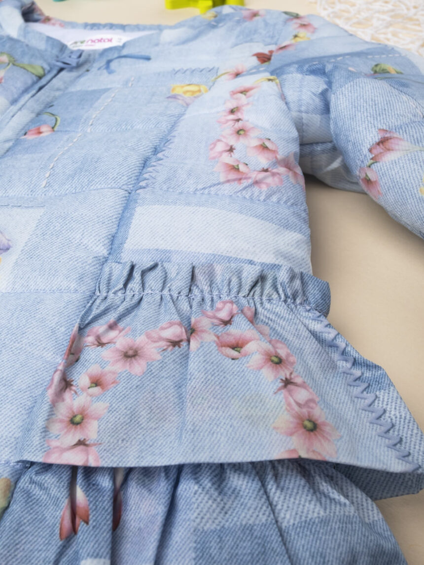 Jaqueta de lã multicolor para menina - Prénatal