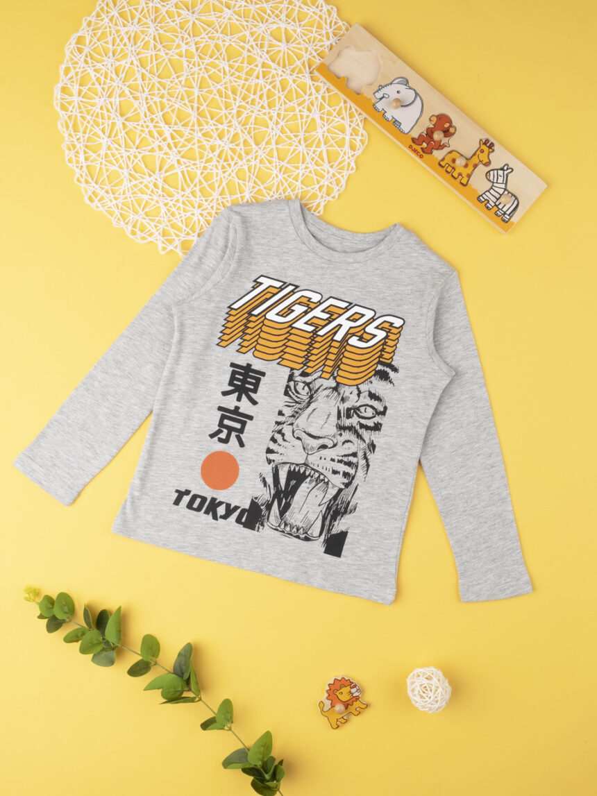 T-shirt de menino "tigres" - Prénatal