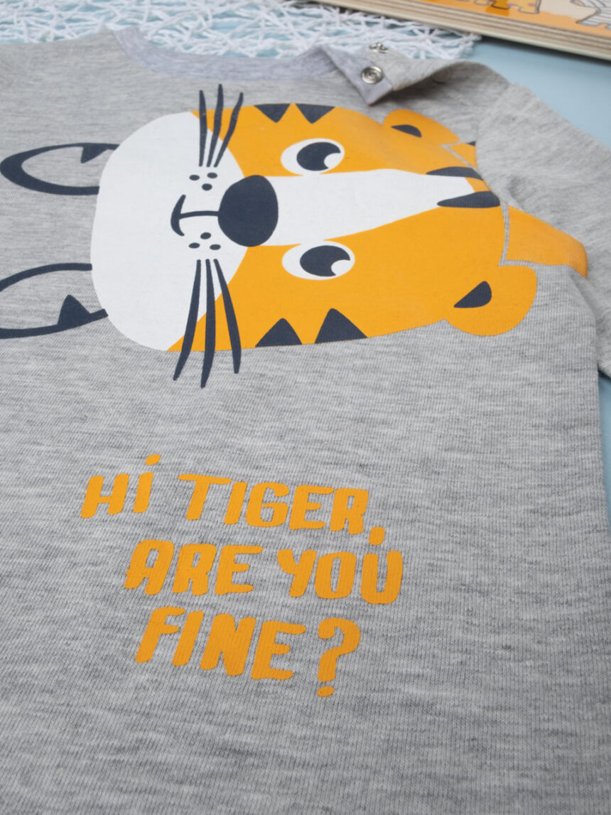 T-shirt jersey menino "tiger" - Prénatal