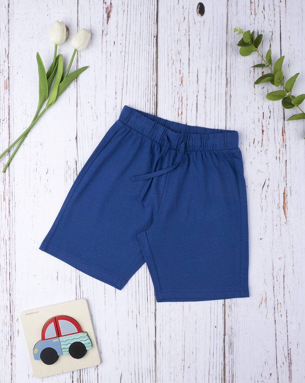 Shorts bermuda azul elétrico - Prénatal