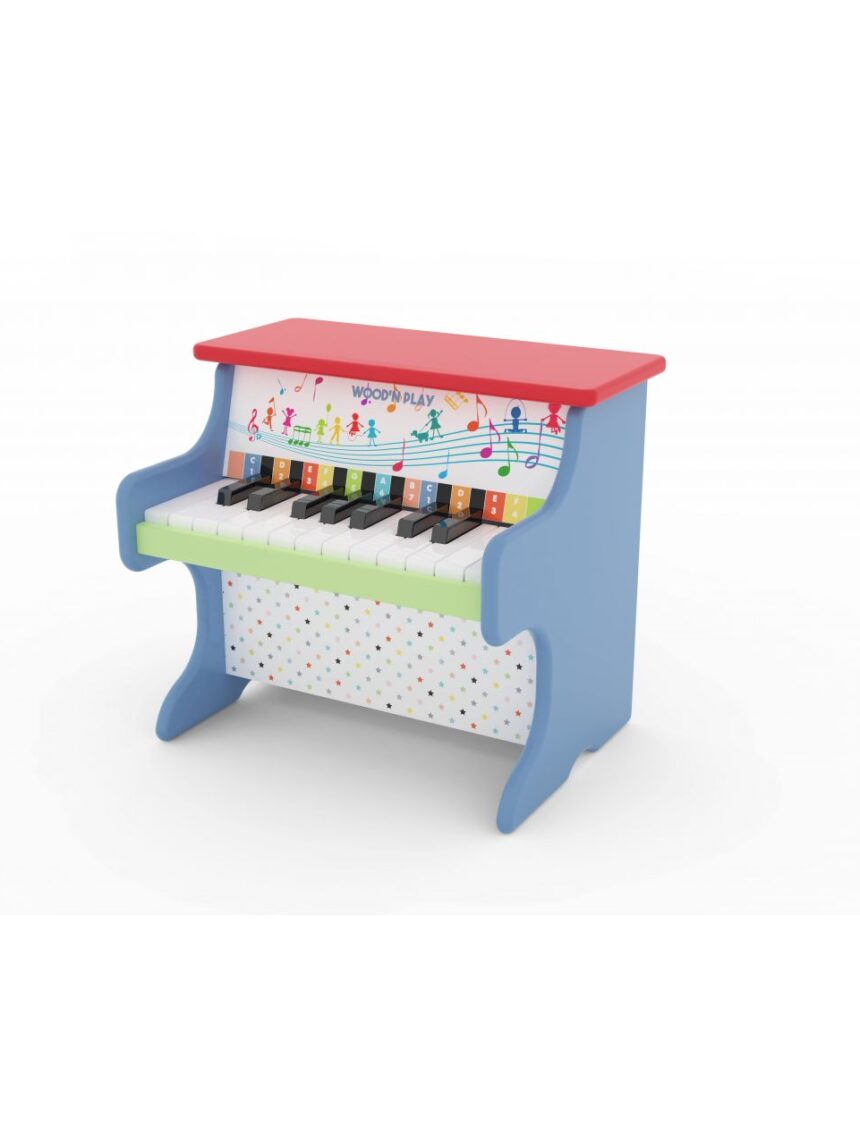 Wood'n'play - mini piano de 18 teclas - Wood'N'Play