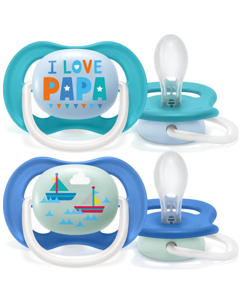 Philips avent 2 chupetas ultra air collection macho 6-18 m - papa - Avent
