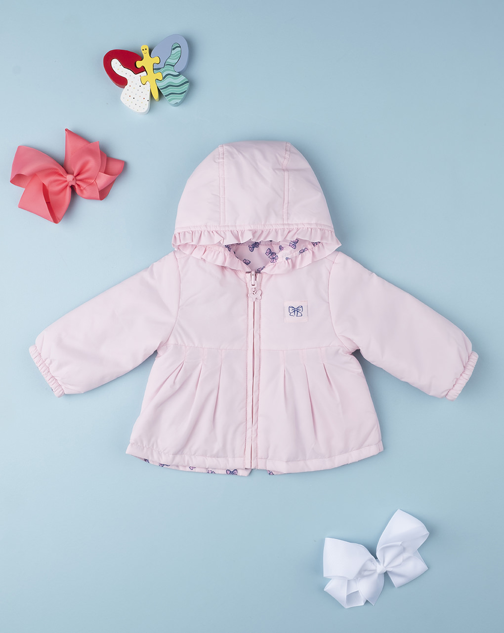 Jaqueta rosa de menina - Prénatal