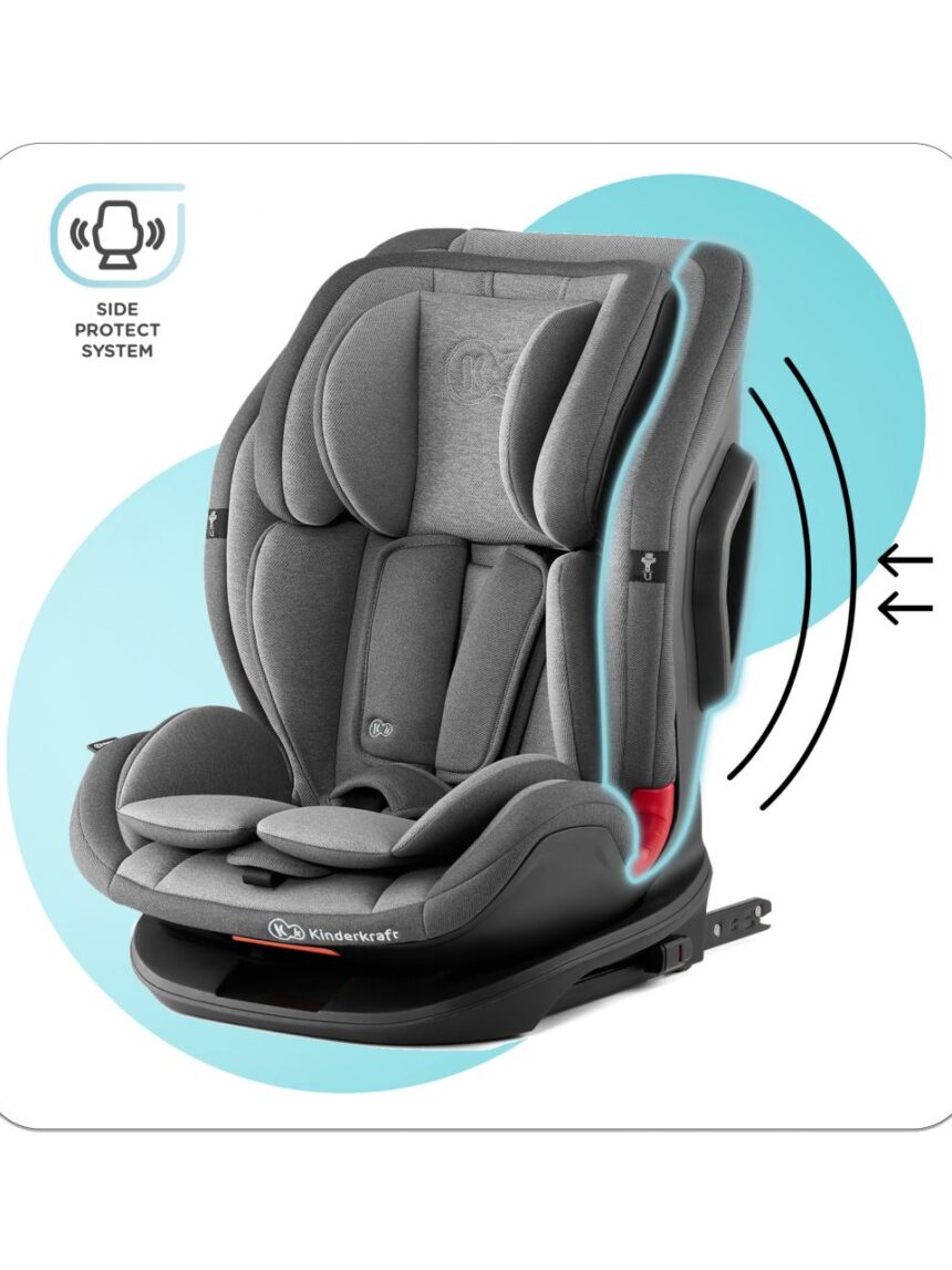 Oneto 3 cadeira auto com sistema isofix grupo 1/2/3 - Kinderkraft