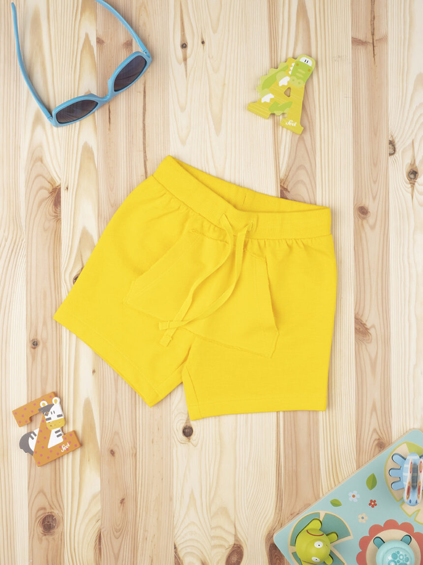 Shorts menino amarelo - Prénatal