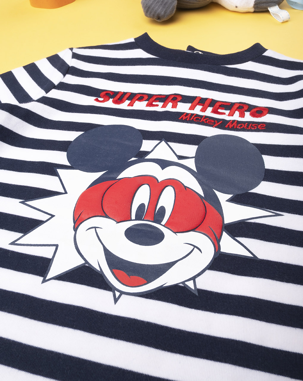 Camiseta rigata menino "mickey mouse" - Prénatal