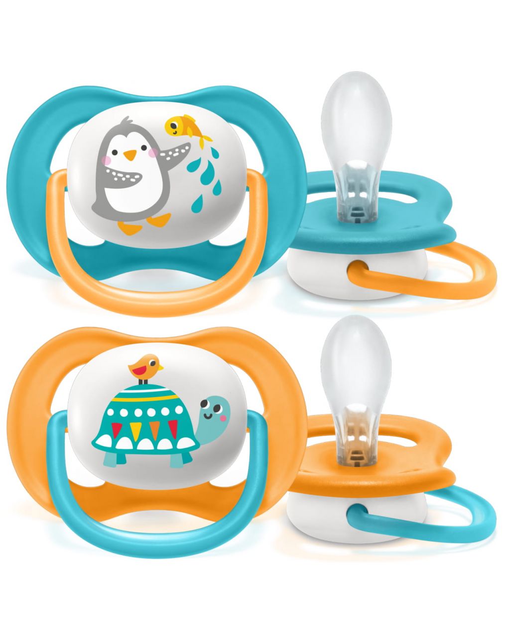 Philips avent 2 chupetas ultra air collection 6-18 m masculino - animais de estimação - Avent
