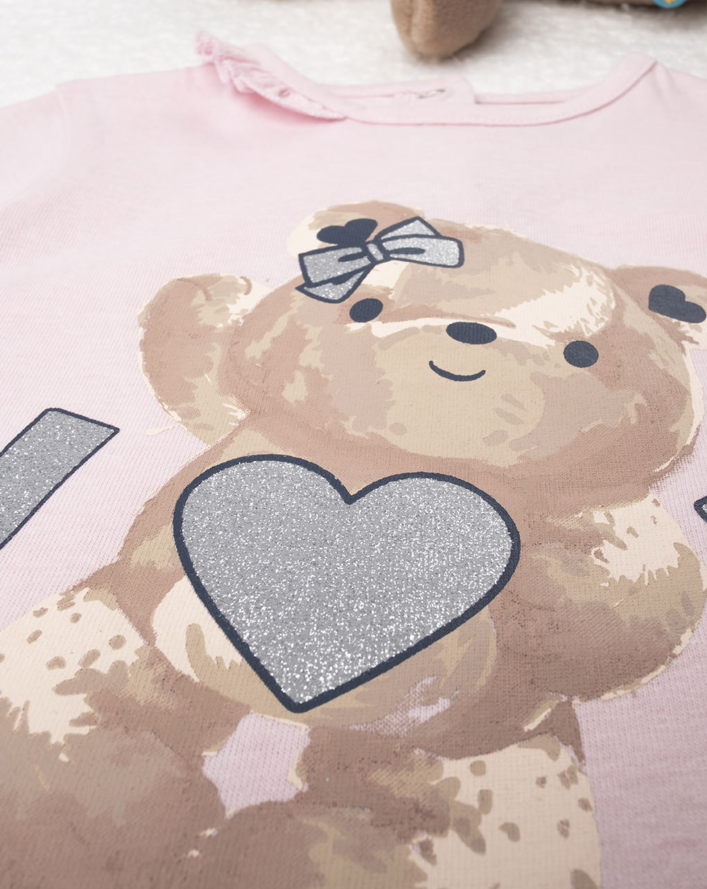 Menina de corpo rosa "teddy bear" - Prénatal
