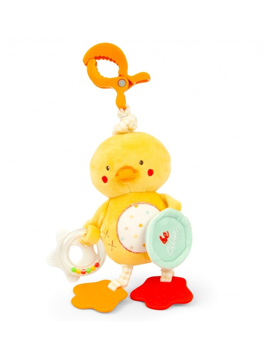 Brinquedos macios - chocalho com clipe de pato - Soft Toys