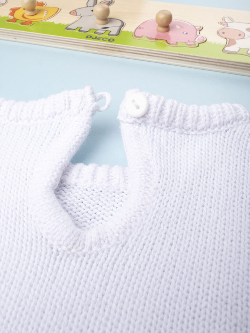 Suéter listrado feminino de tricô - Prénatal