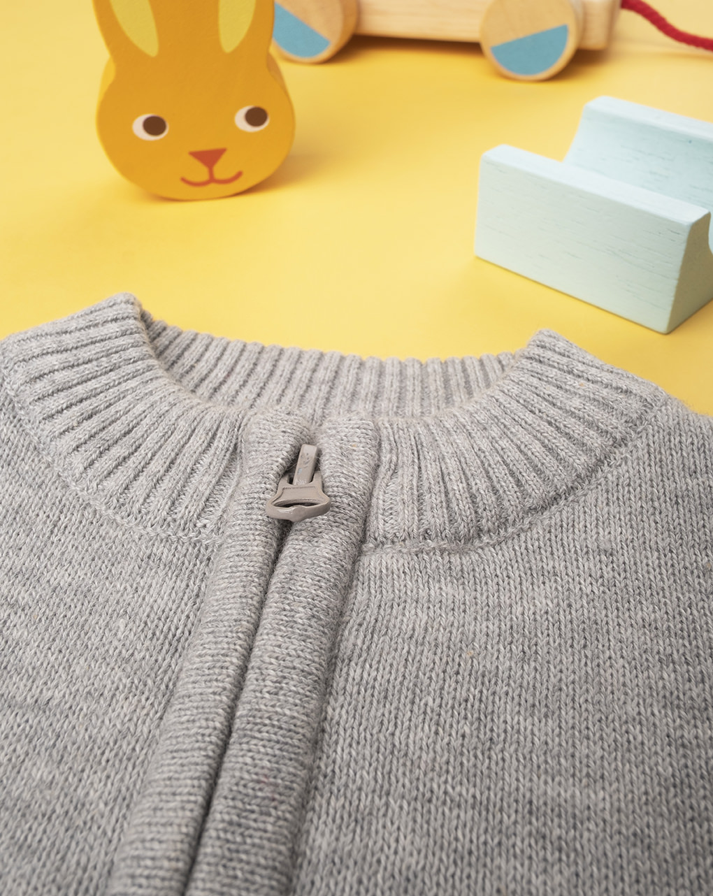 Cardigã de tricot de menino listrado - Prénatal