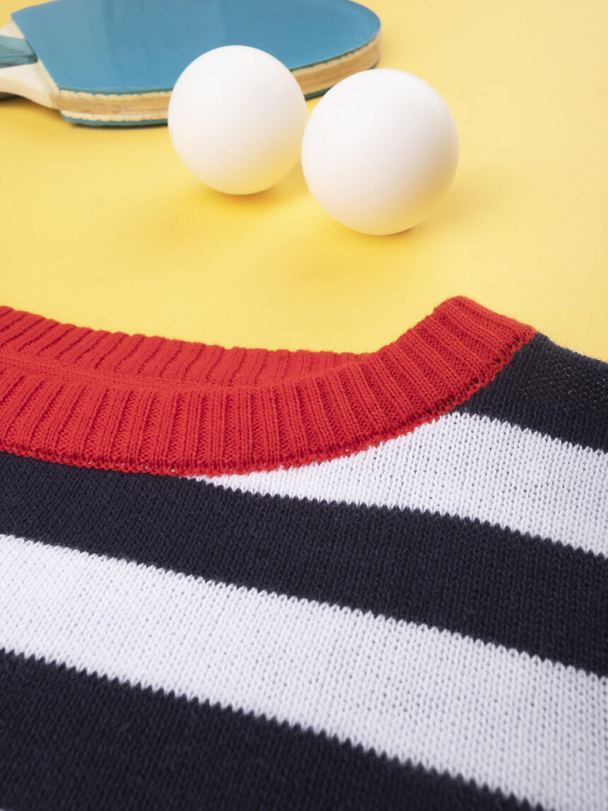 Suéter de tricô listrado masculino - Prénatal
