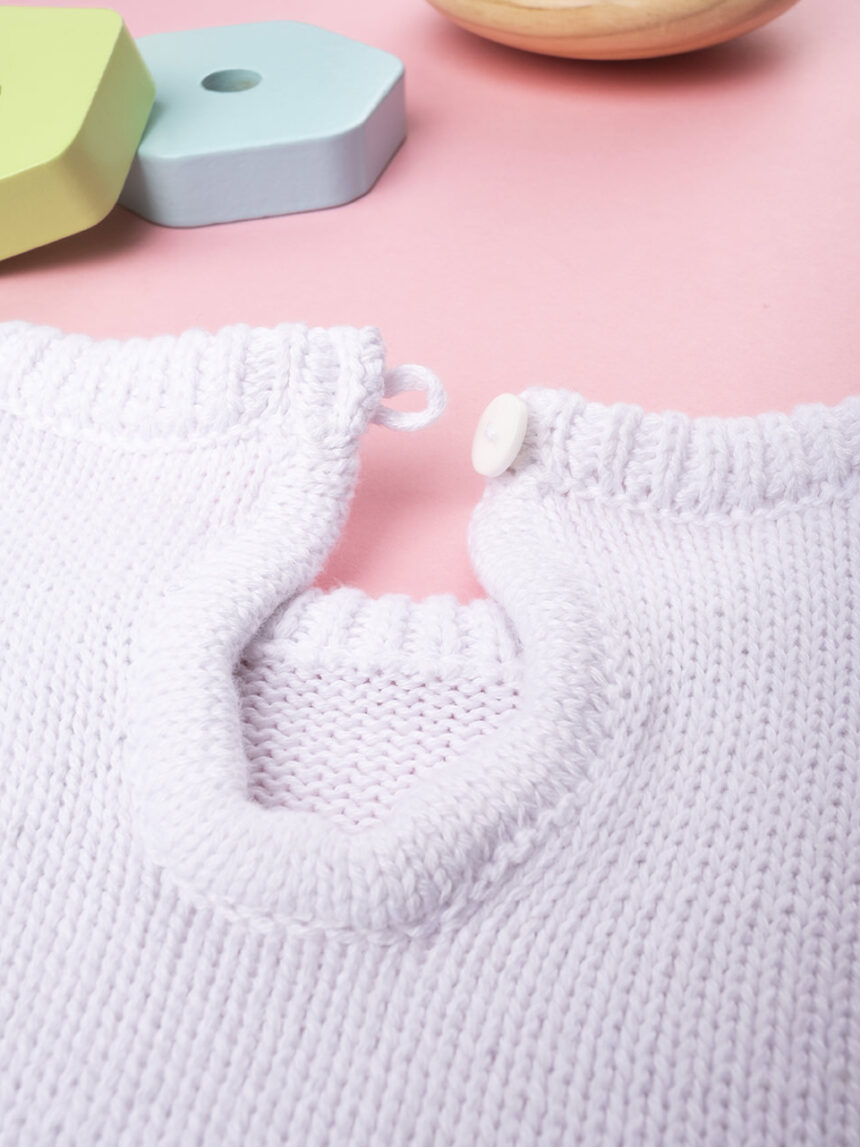 Suéter feminino listrado de tricô - Prénatal