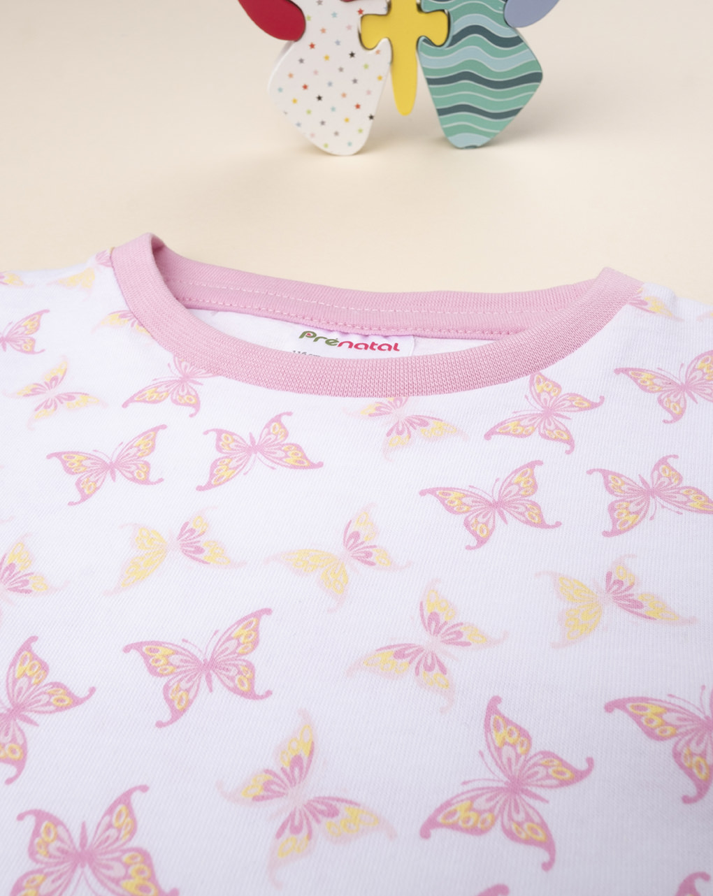 Garota de pijama "borboletas" - Prénatal