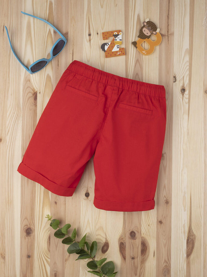 Shorts menino vermelho - Prénatal