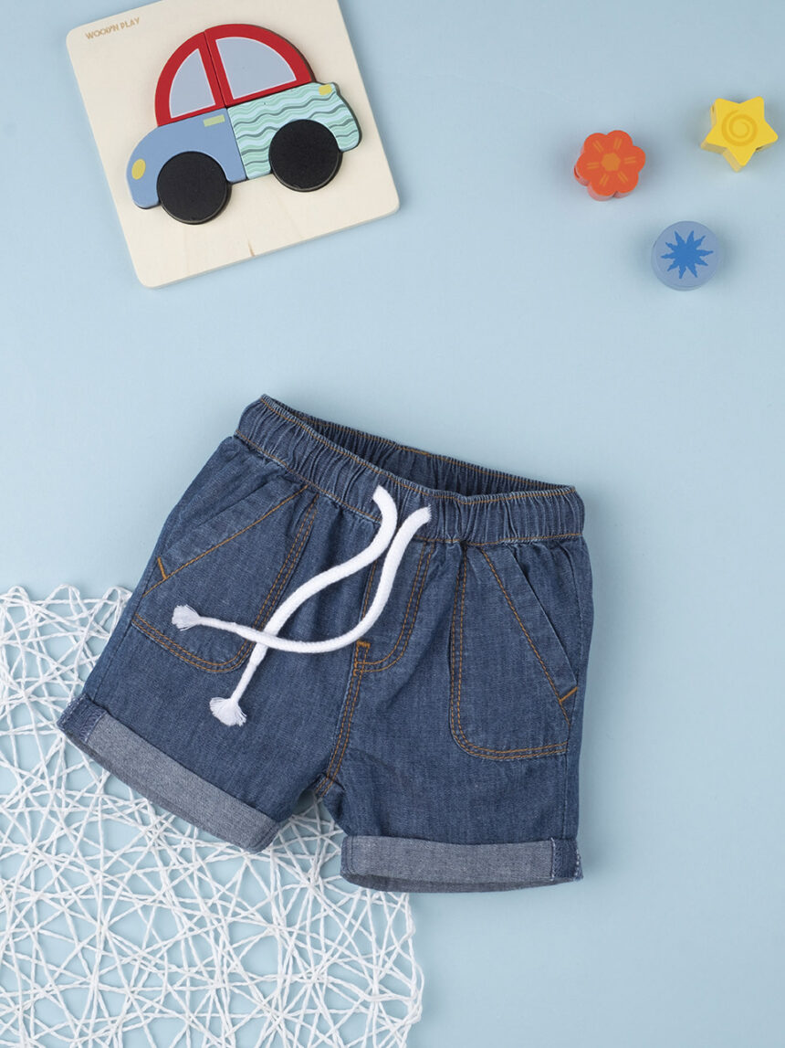 Shorts menino jeans médio - Prénatal