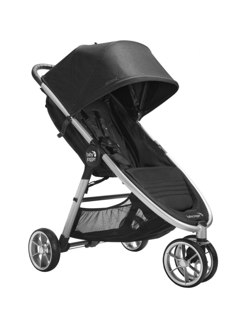 Carrinho baby jogger city mini2 3 rodas preto opulento - Baby Jogger