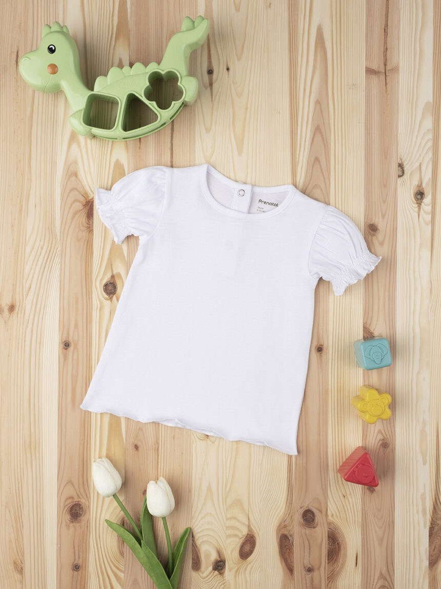 T-shirt girl total white - Prénatal