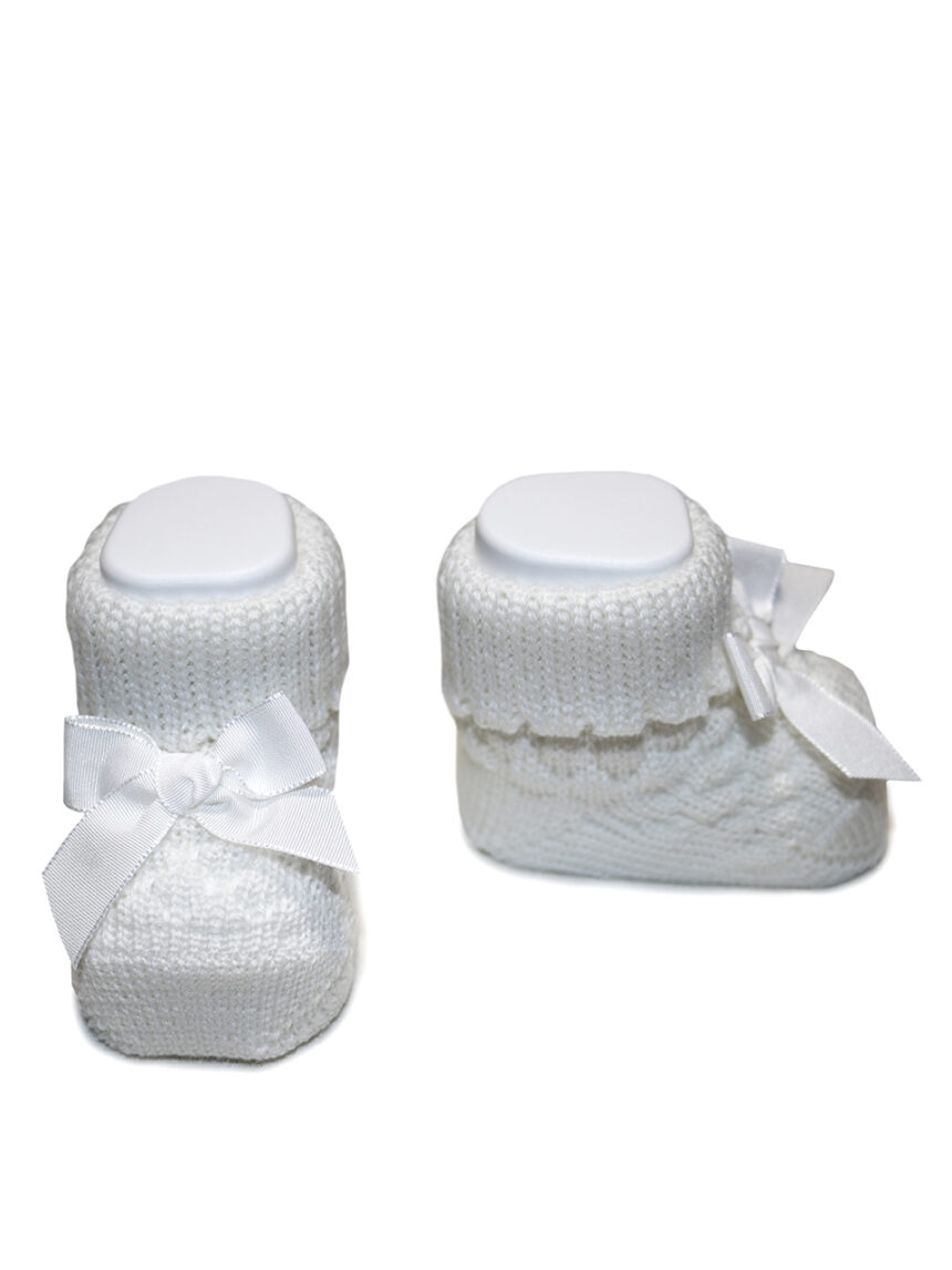 Sapatos de bebê recém-nascidos brancos - Prénatal