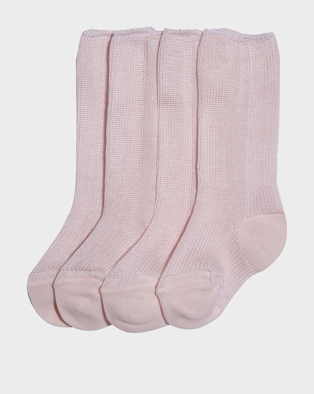 Pack de 2 pares de meias de primeiros dias de algodão rosa - Prénatal