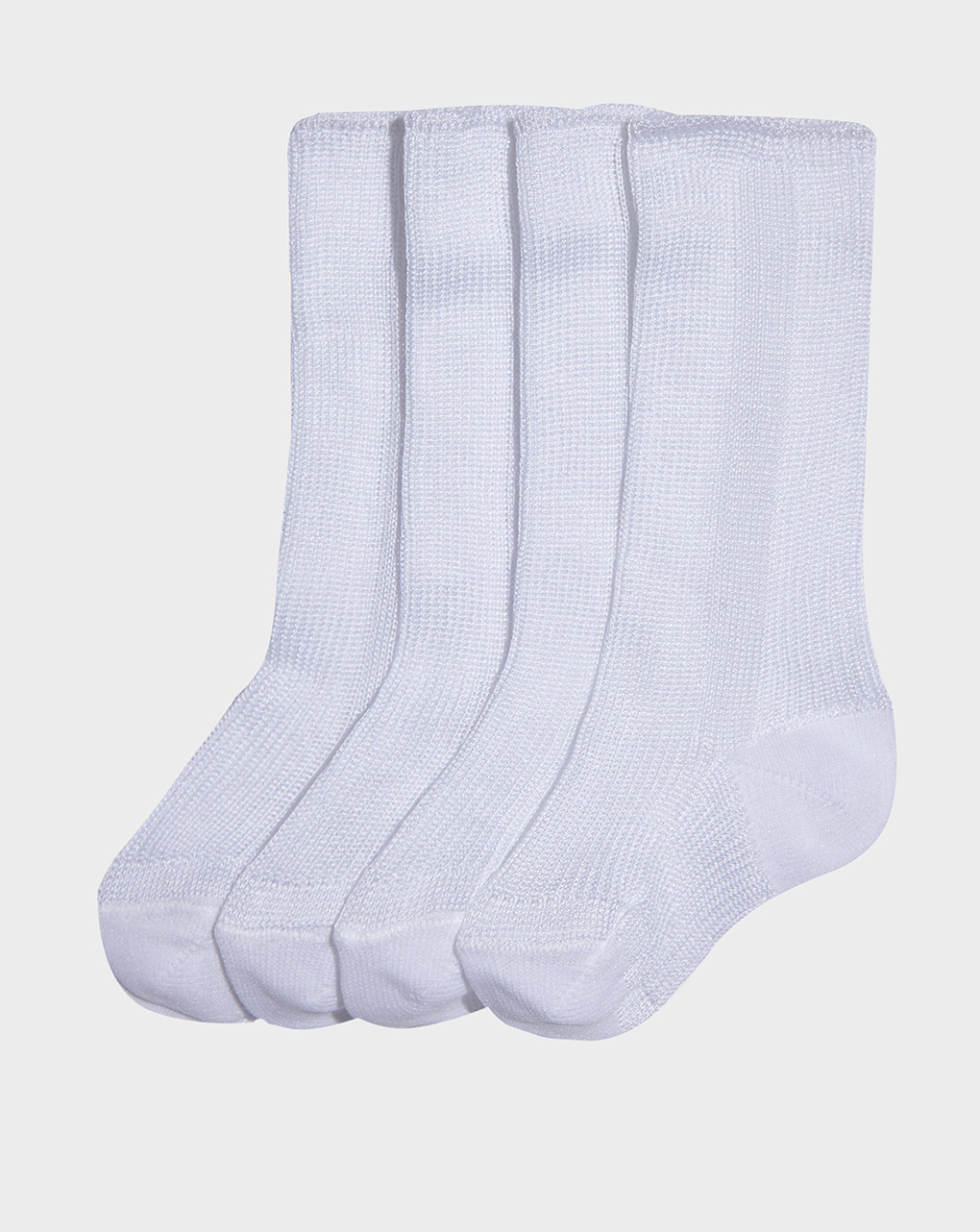Pack de 2 pares de meias brancas de algodão dos primeiros dias - Prénatal
