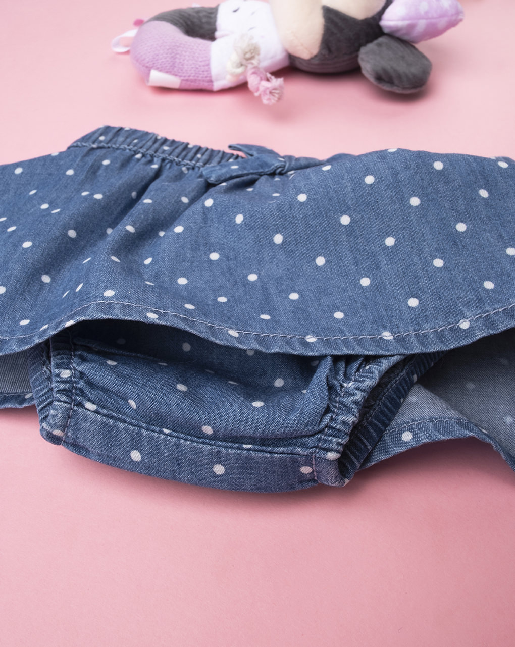 Shorts girl denim pois - Prénatal