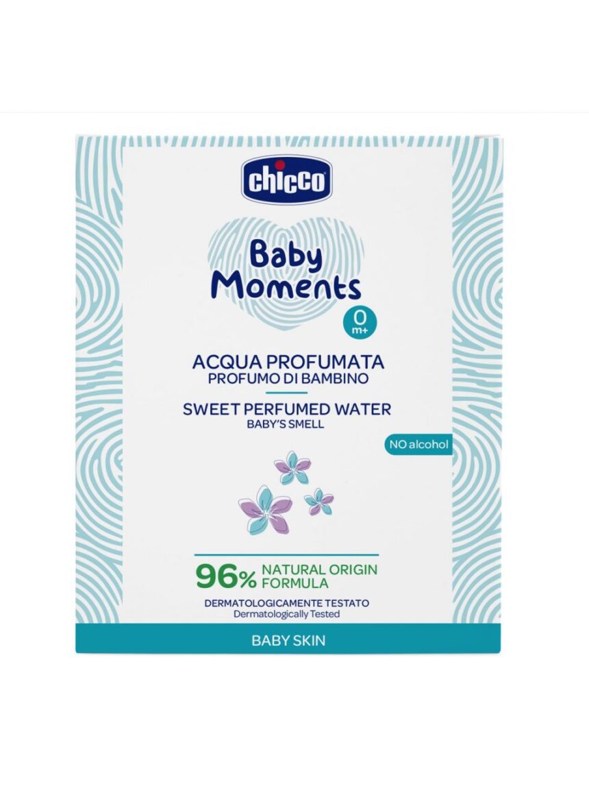 Baby moments água perfumada chicco baby skin - Chicco