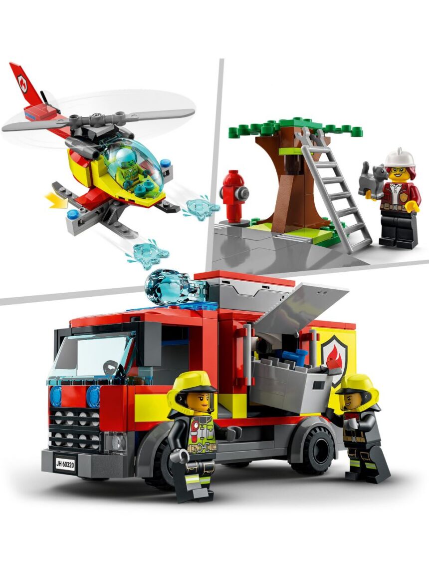 Lego city fire - corpo de bombeiros - 60320 - LEGO