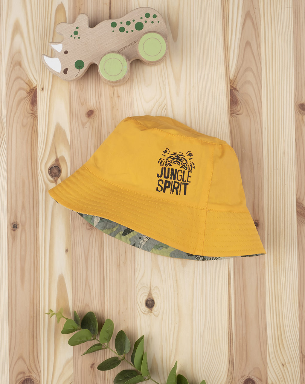 Chapéu de pescador amarelo menino - Prénatal