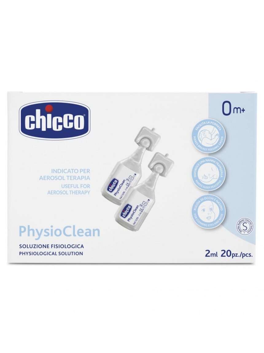 Solução fisiológica physioclean 2ml 20 peças - Chicco