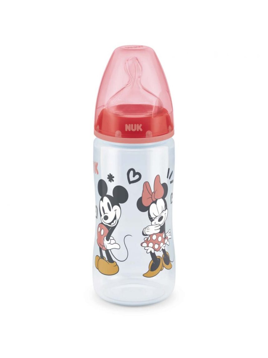 Nuk biberon disney tc_minnie_red_ pp300ml silicone 6-18m - Nuk