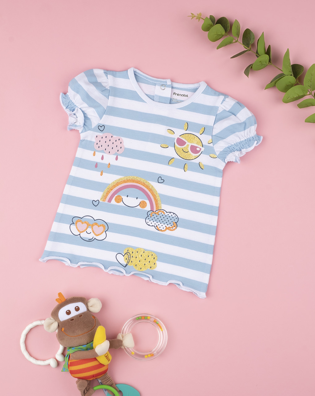 T-shirt girl "arcobaleno" - Prénatal