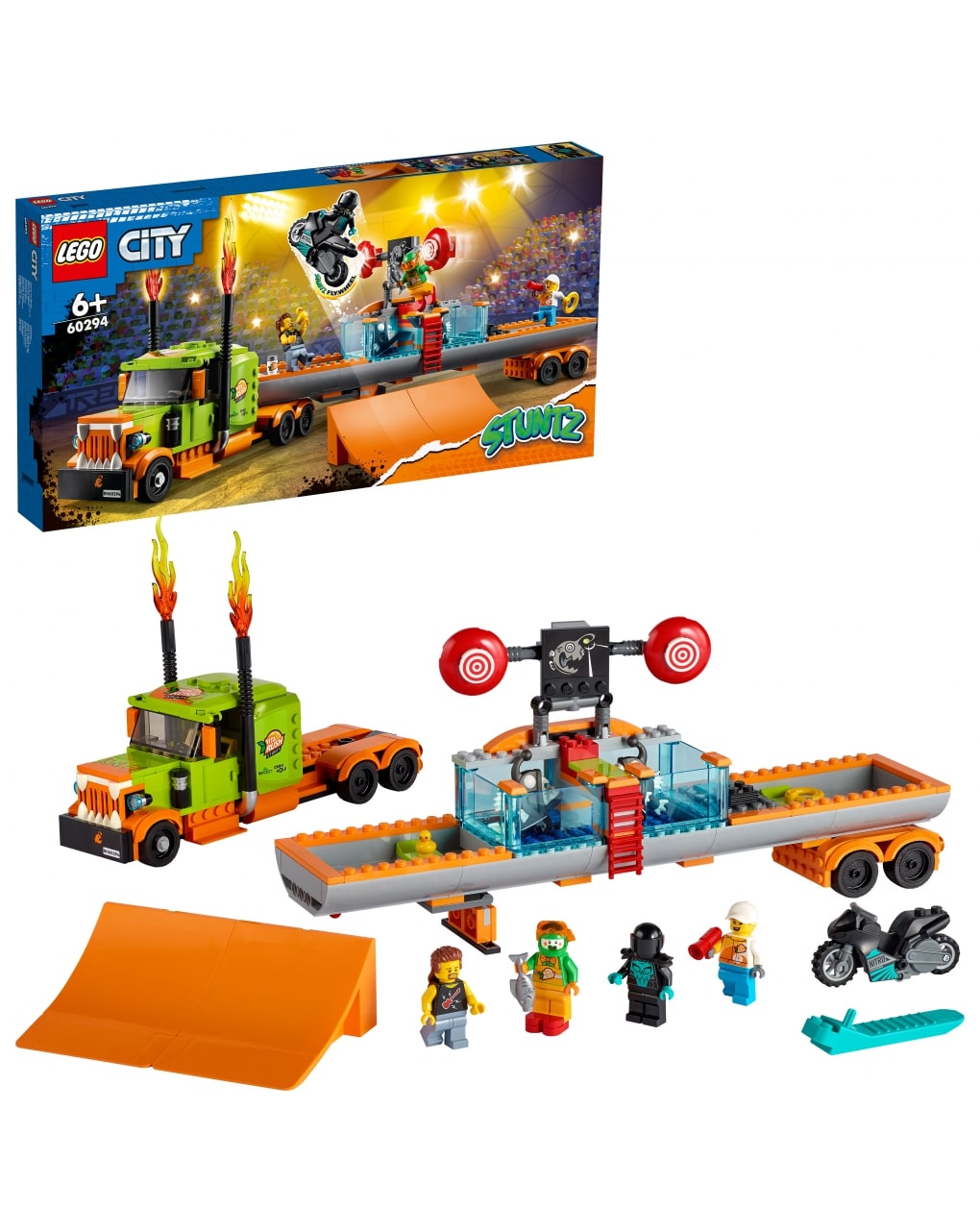 Lego city stuntz - truck dello stunt show - 60294 - LEGO