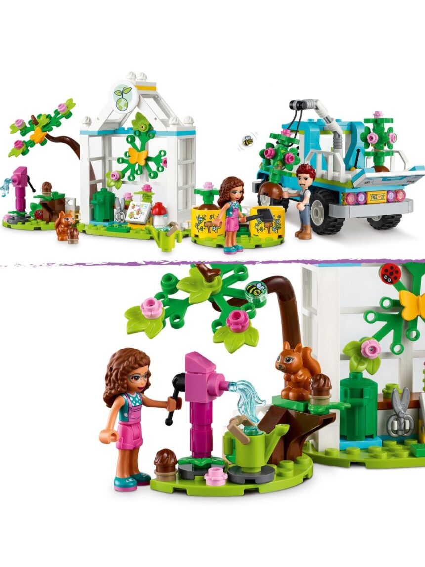 Lego friends - veículo de plantação de árvores - 41707 - LEGO