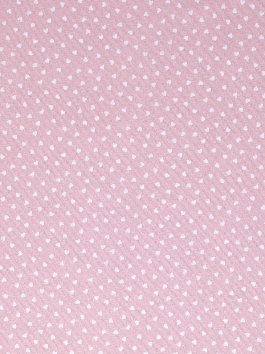 Conjunto de berço rosa de 2 peças com corações - Prénatal