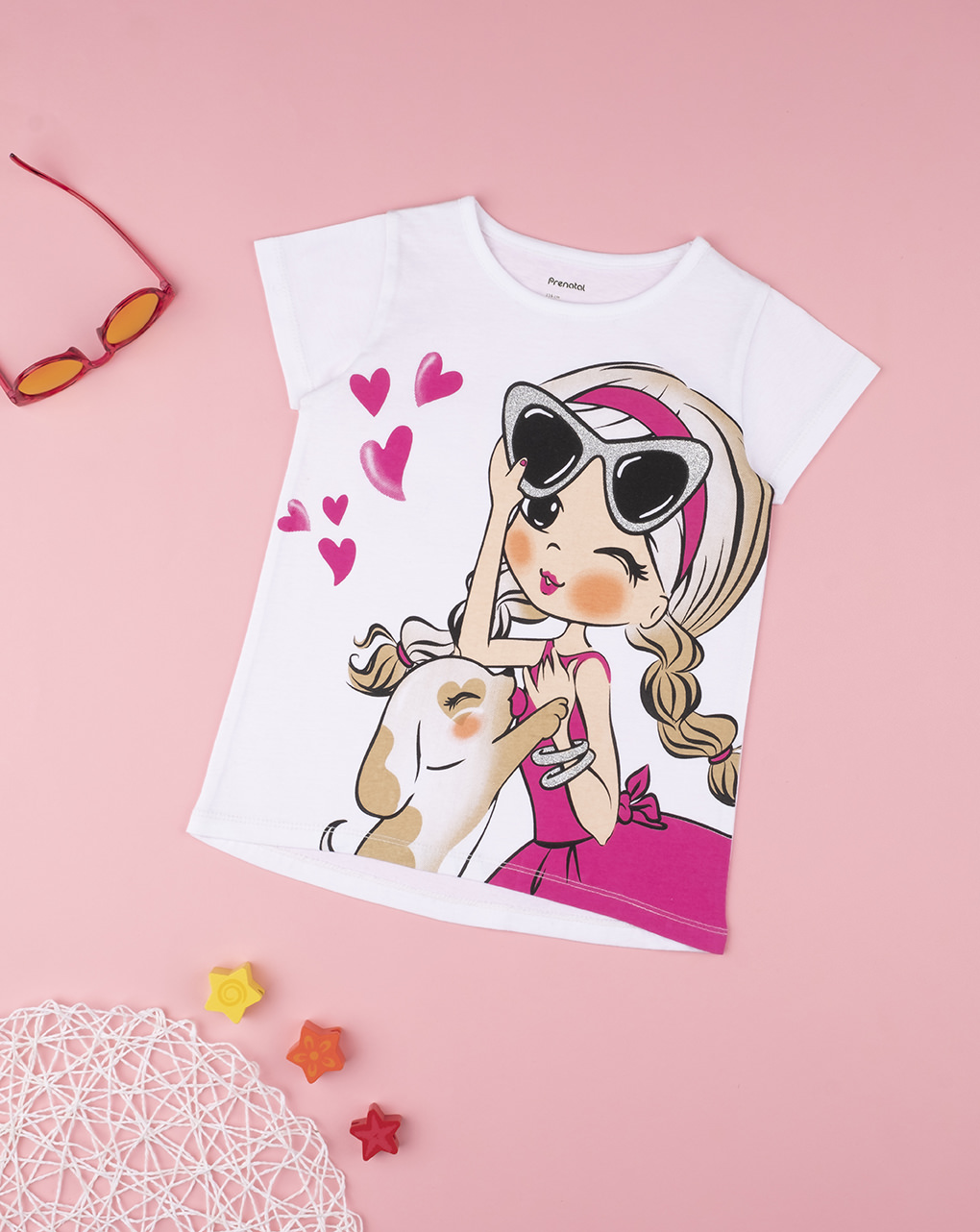 T-shirt girl fashion - Prénatal