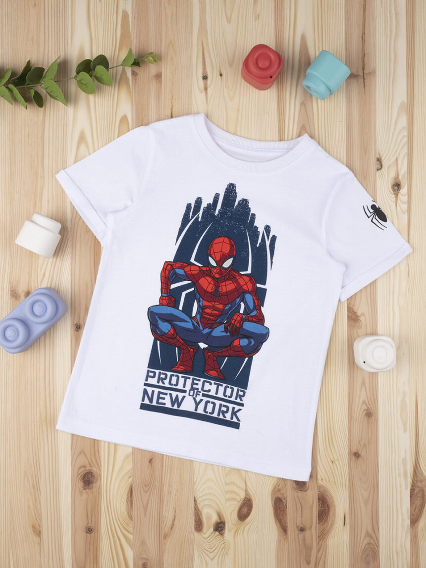 T-shirt boy "spiderman" white - Prénatal