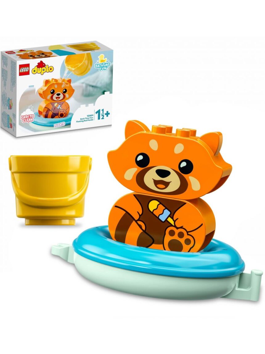 Duplo - hora do banho: floating red panda - 10964 - LEGO Duplo