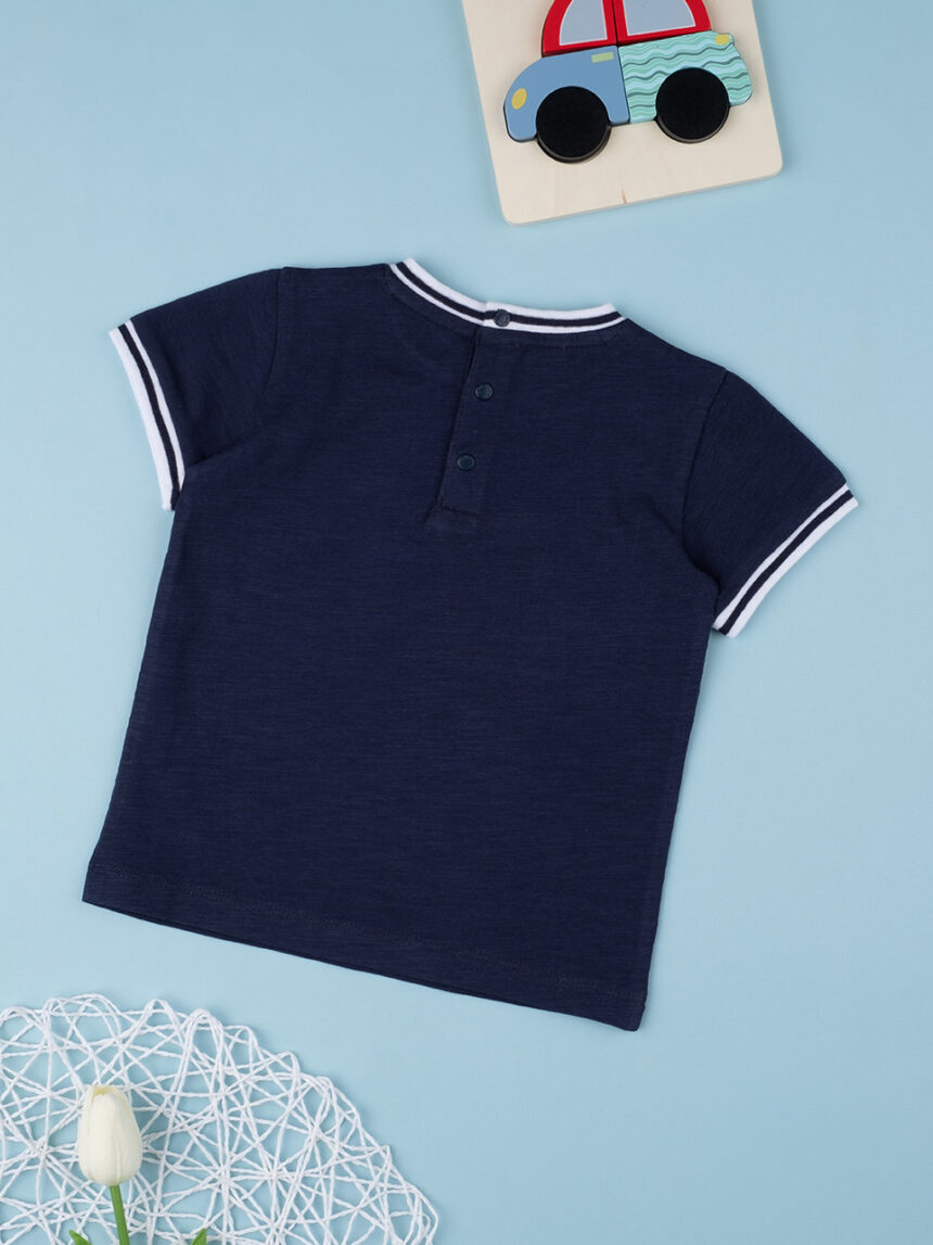 T-shirt rapaz azul - Prénatal