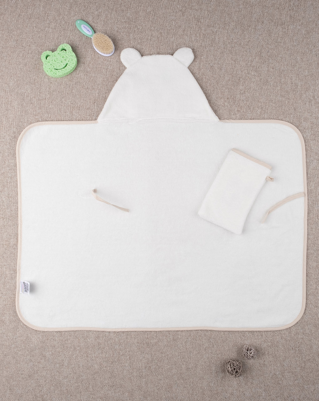 Unisexo "urso" quadrado de toalhas - Prénatal