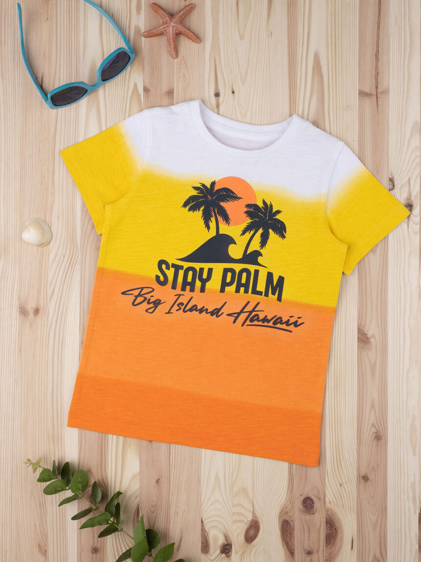 T-shirt do rapaz "stay palm". - Prénatal