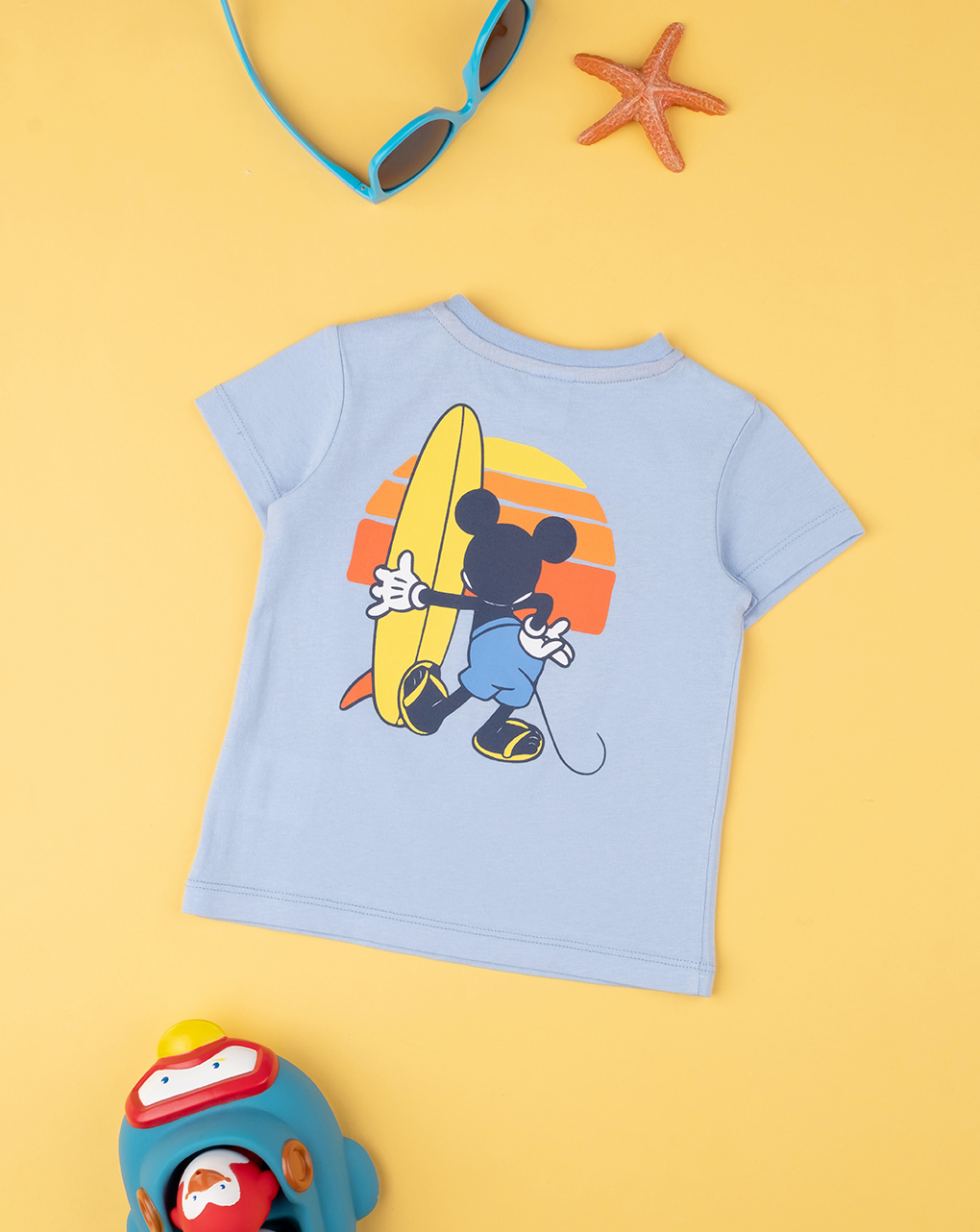 T-shirt rapaz "surf mickey mouse" - Prénatal