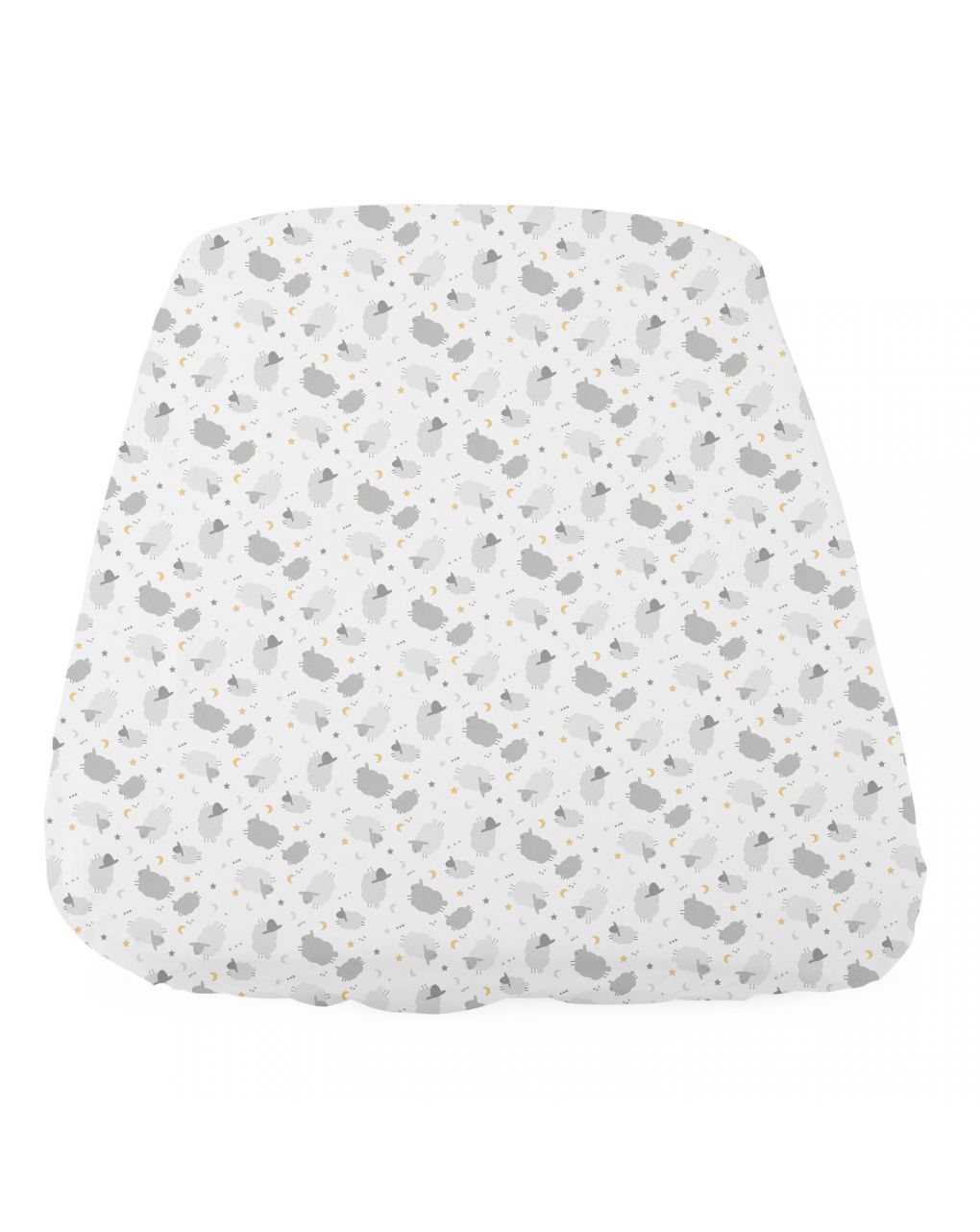 Conjunto de 2 peças next2me forever grey sheep de 2 peças de chapa de cama - Chicco