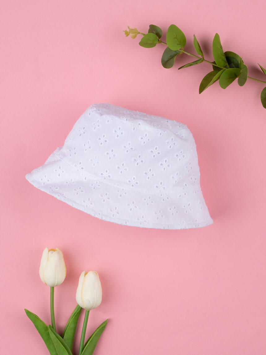 Cappello menina sangallo branco - Prénatal