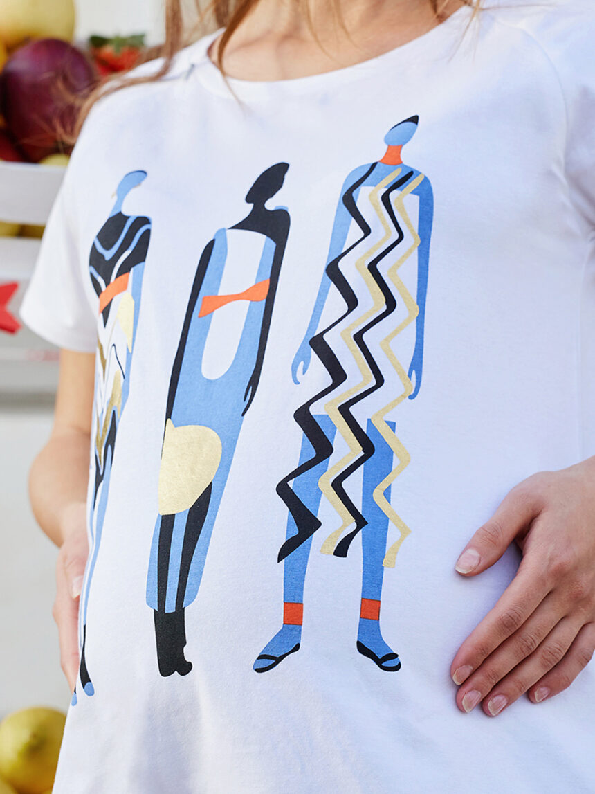 T-shirt de maternidade impressa - Prénatal